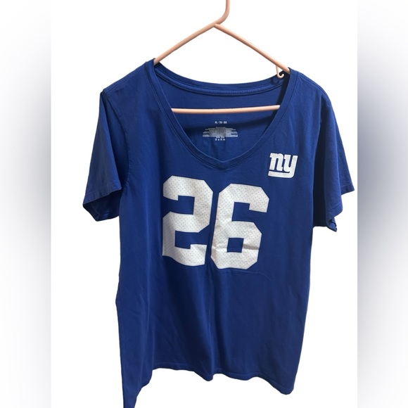 NFL Tops - NFL Giants Barkley #26 women's tshirt size XL